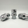 24Pc 12x1.5 Chrome Extended Thread Bulge Acorn Lug Nuts ET Tapered Conical Seat - Image 2